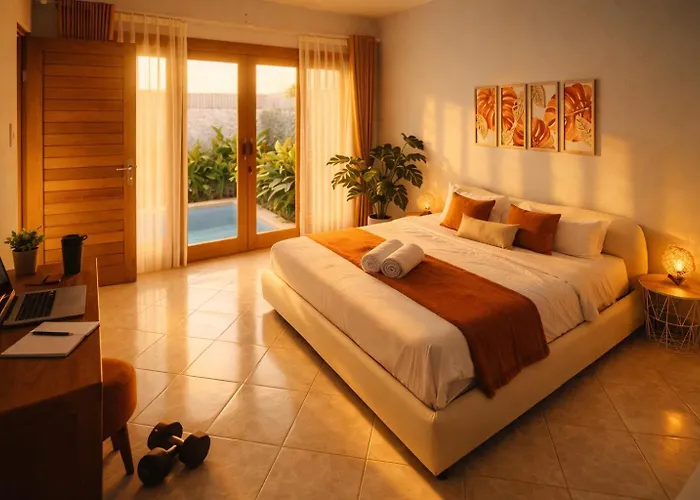 Boutique Yoga & Fitness Retreat - Walk To Nirvana Life Gym, Pool & Calm Vibes Habitación en casa particular *